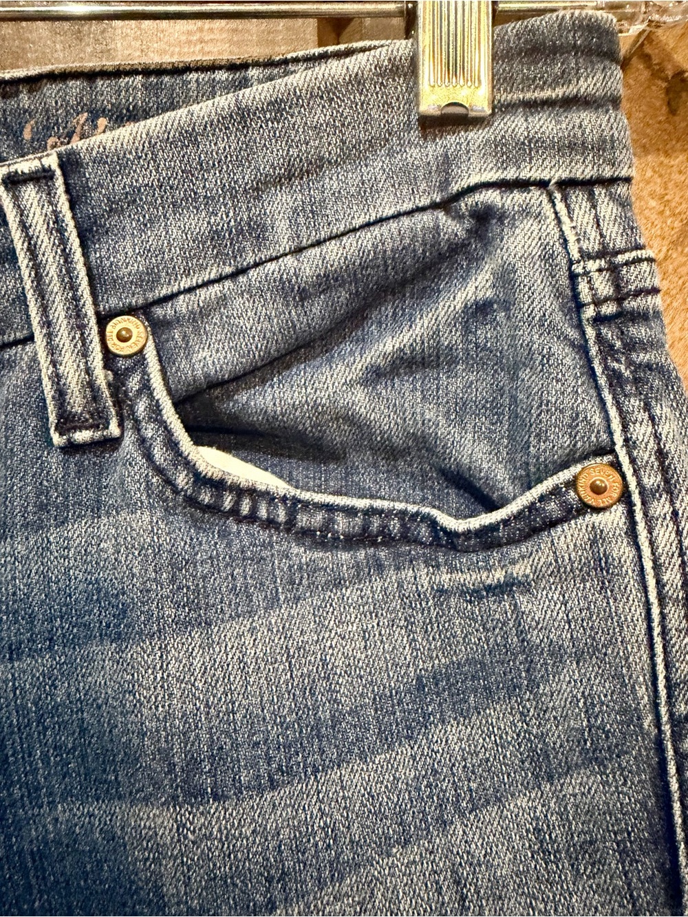 7 For All Mankind “A” Pocket Bootcut Jeans - Picture 8 of 14